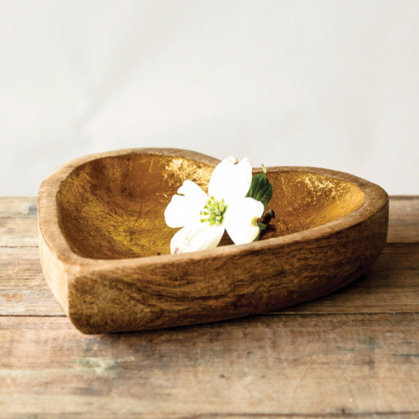 Mango Wood Heartshaped Tray