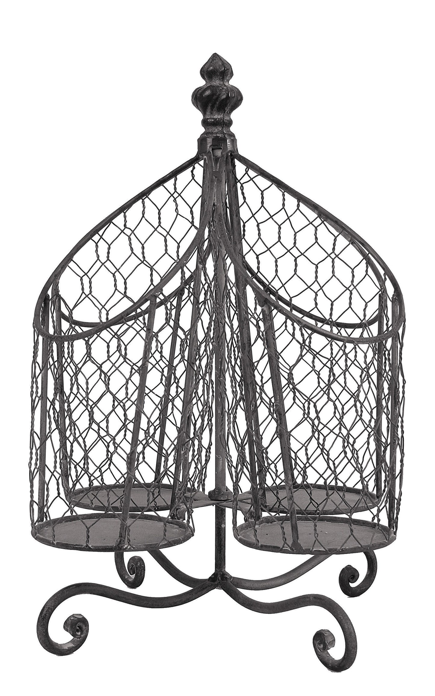 Tin and Wire Utensil Holder