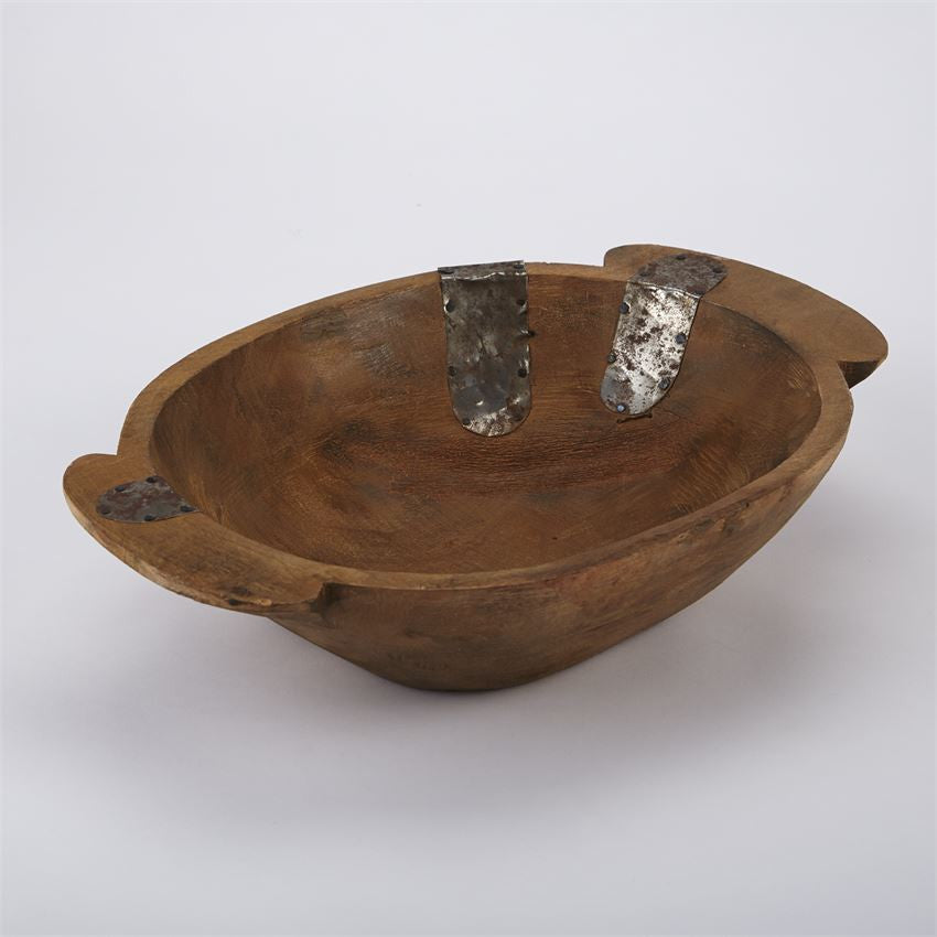 Reclaimed Wood Dough Bowl