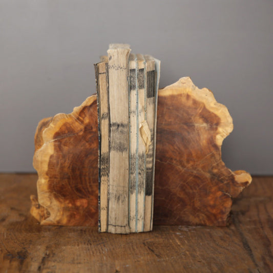 Madre de Cacao Wood Bookends