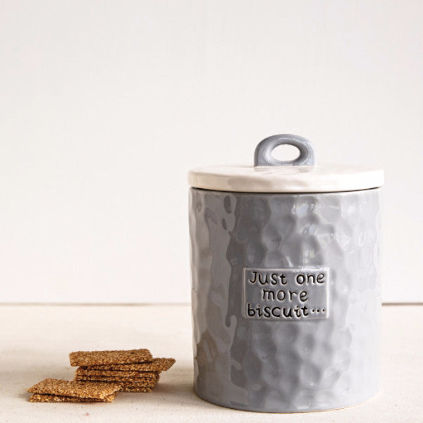 "Just One More Biscuit" Jar