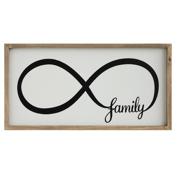 "Family" Infinity Sign Frame