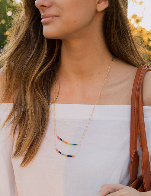 Simple Two-Bar Necklace