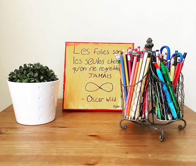 Tin and Wire Utensil Holder